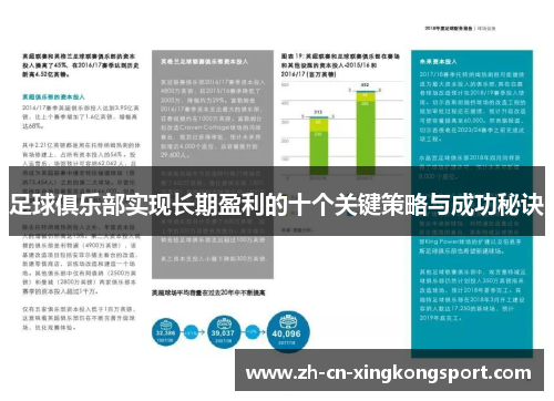 足球俱乐部实现长期盈利的十个关键策略与成功秘诀